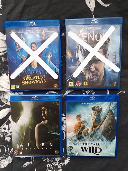 Blu-ray elokuvia