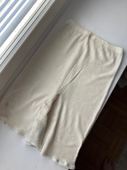 vintage shortsit kerrasto villaa