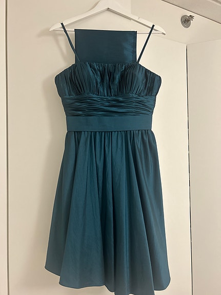Sininen juhlamekko, koko XS