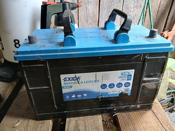 Venee akku exide marine &leisure dual.115 ER550