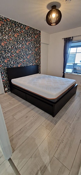 IKEA Malm sänky musta 160x200