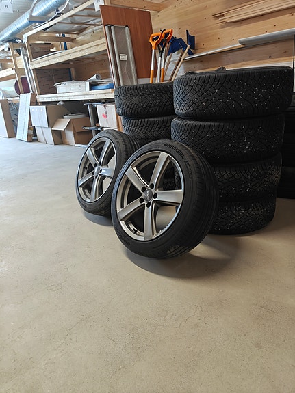 Hankook kesärenkaat alumiinivanteilla