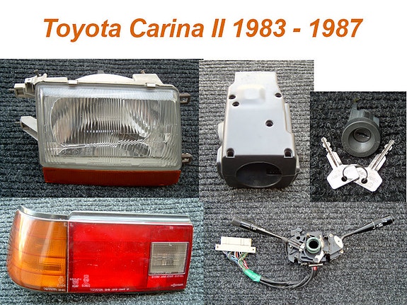 Toyota Carina II 1983 - 1987 varaosia