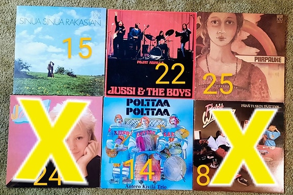 Love Records, Jussi & The Boys, Piirpauke yms