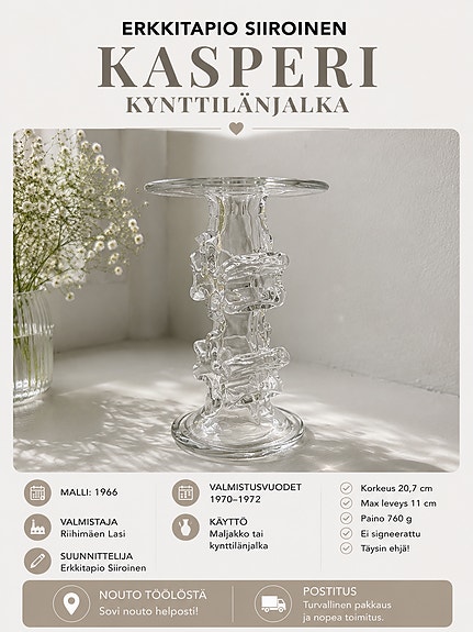 Erkkitapio Siiroinen - Kasperi kynttilänjalka