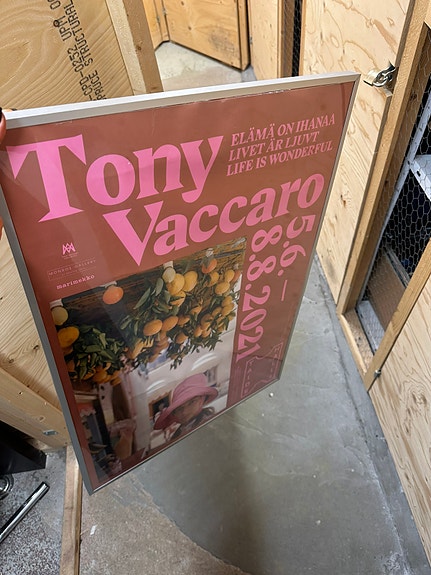 Tony vaccaro taulu taidehalli