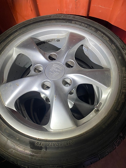 Porche oem alut 5x130 kesä 215/50-17 255/40-17 erittäin hyvä sarja