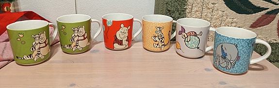 Disney mukit, Muurla, 6 kpl