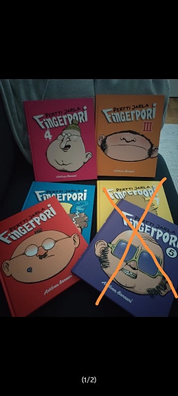 Fingerpori kirjat 1-4.