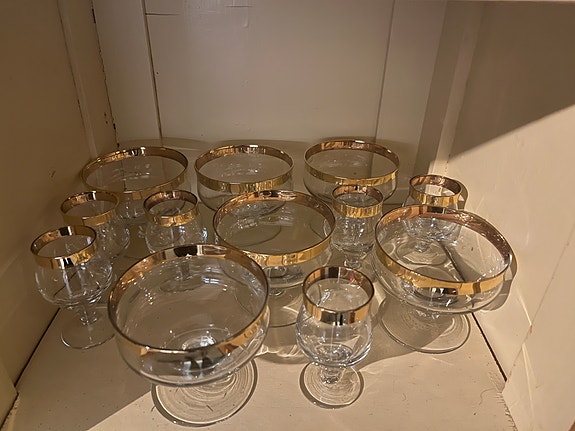 Kultareunaiset vintagelasit