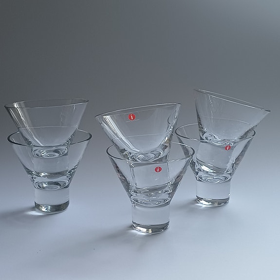 Aarne cocktaillasit 6kpl, Göran Hongell, Iittala
