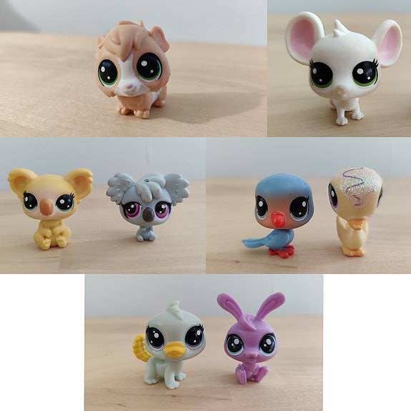 LPS minihahmoja eläimiä (1-1,50e kpl)