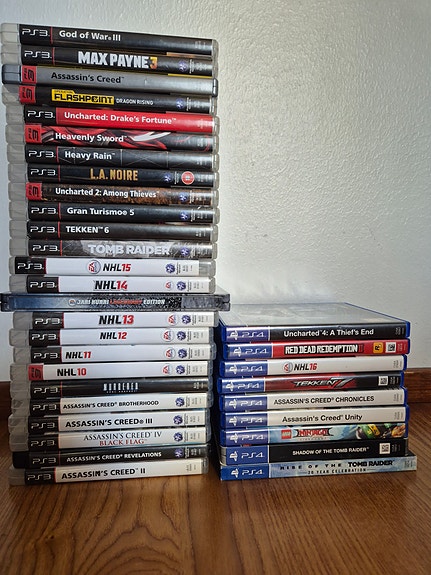 PS3 ja PS4 pelejä
