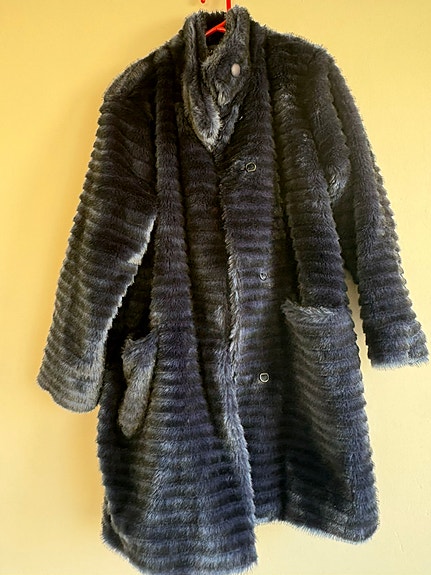 Marimekko Marja Suna vintage tekoturkis