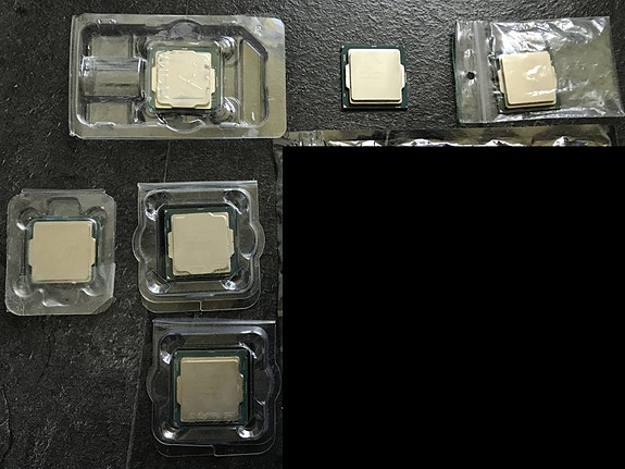 Intel prosessoreita 5kpl, i3 ja i5 malleja