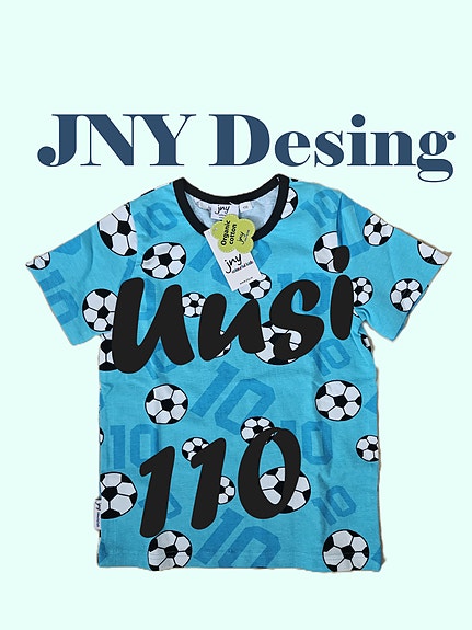 JNY Design T-Paita Jalkapallo 110 UUSI