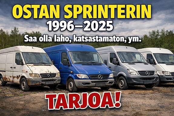 Mercedes-Benz Sprinter viallinen tai varaosa-auto