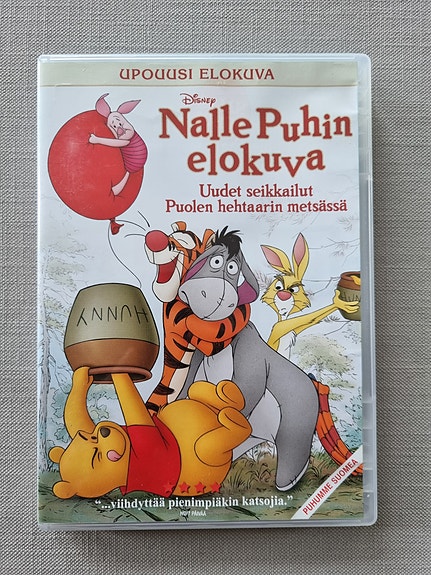 DVD Nalle Puhin elokuva