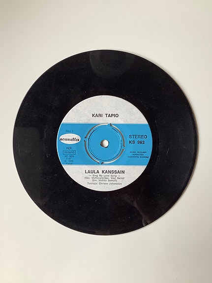 Kari Tapio, laula kanssain, onnettaren poika, vinyyli, single