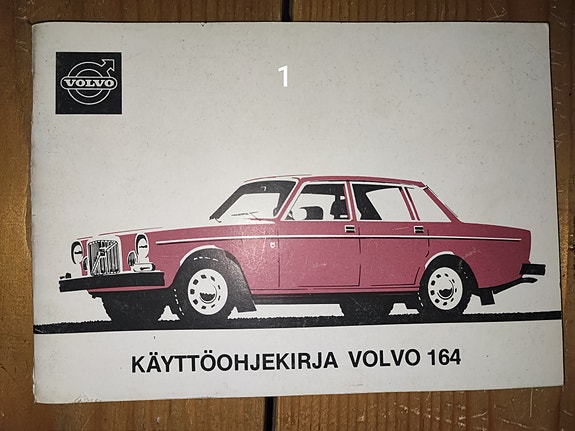 Volvo 164 käyttöohje kirjoja