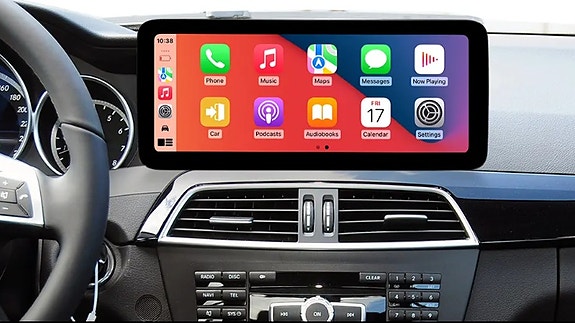 Android soitin 12.3" Mercedes Benz C-sarja 2011-2014