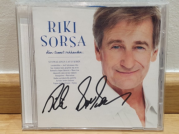Riki Sorsa: Kun tunnet rakkauden CD (nimmarilla)