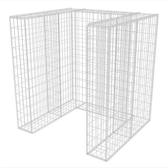 vidaXL Kivikoriaita roska-astialle 110x100x120 cm(sku142558