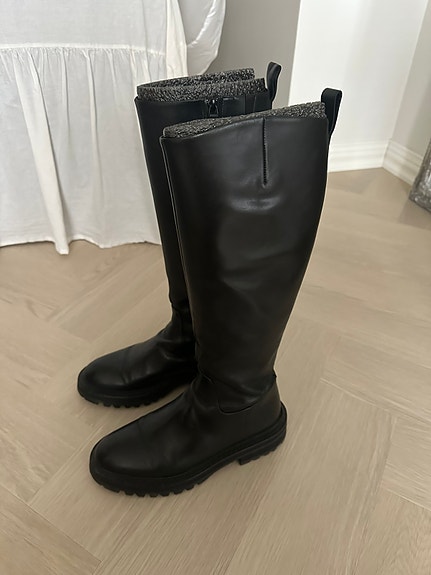 Billi Bi mustat nahkasaappaat koko 38