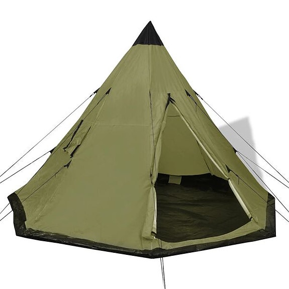 vidaXL 4-hengen Teltta Vihreä(sku91006