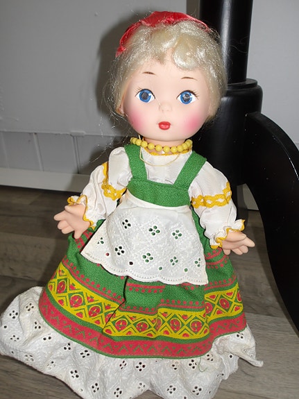 Vintage venäläinen USSR Neuvostoliitto nukke