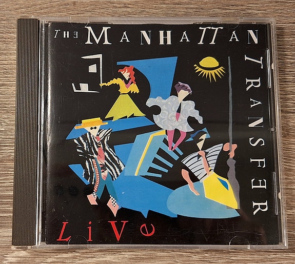 The Manhattan Transfer Live CD-levy (1987)