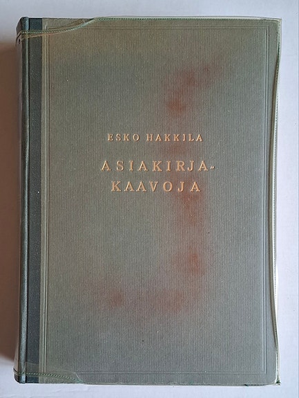 Esko Hakkila: Asiakirjakaavoja (1946)