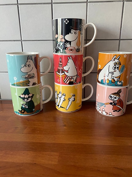 Yamaka muumimukit 7kpl