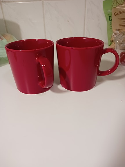 Iittala Teema mukit 0,3 L, punainen (2 kpl, virheettömät