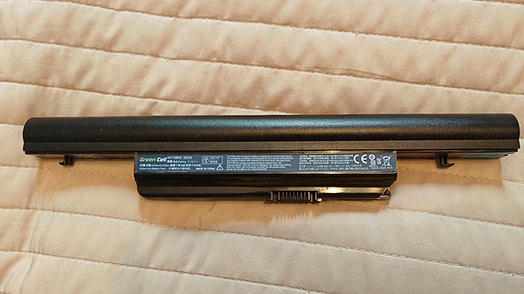 Acer Aspire kannettavan tietokoneen akku.