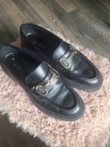 Gino Rossin nahkaiset loaferit, koko 40