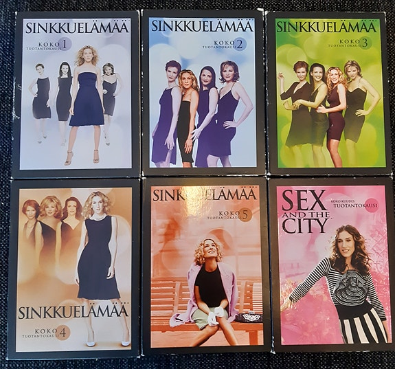 Sex and the city Sinkkuelämää kaudet 1-6 + filmit 1 ja 2 + musa-dvd