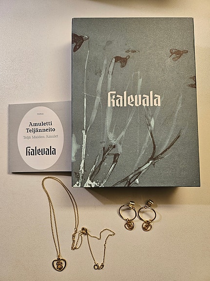 Teljänneito kaula-ja korvakorut