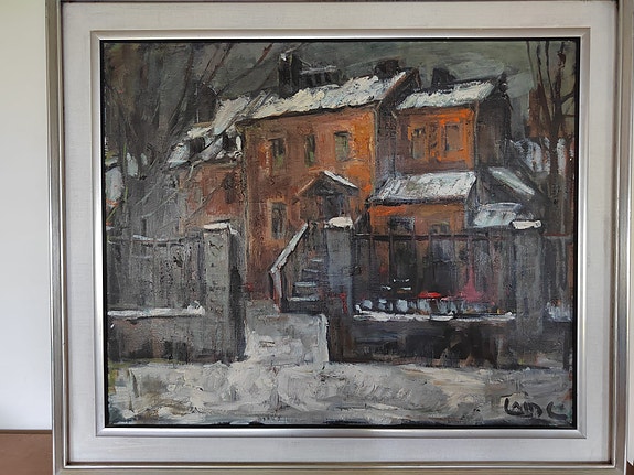 Olavi Laine Öljyvärimaalaus