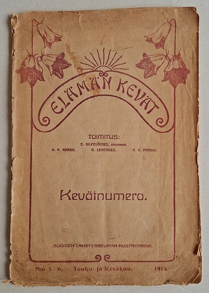 Elämän kevät ▪︎ kevätnumero vuodelta 1914 (Suomen Lähetysseura)