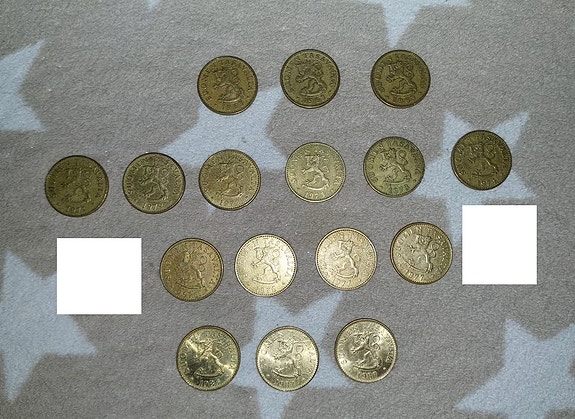 50 penniä vv. 1963 - 1987