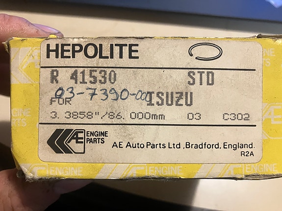 Isuzu Diesel Männänrenkaat