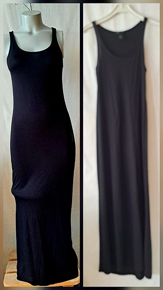Pitkä musta MaxiMekko S/36 👗