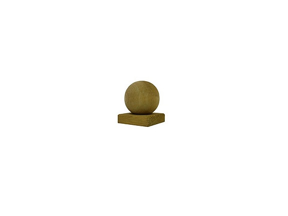 Tolpanhattu Pallo K12 70x70x80 mm, 3 eri väriä - Vihreä