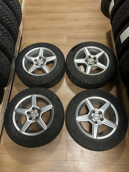5x110 15” aluvanteet hyvillä kitkarenkailla