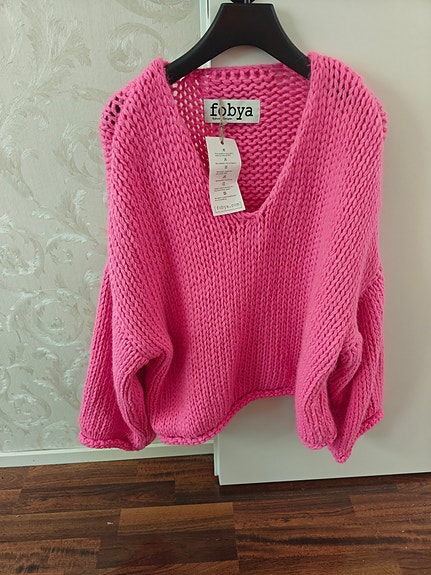 Neule pusero uusi pinkki