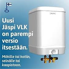 Vedenlämmitin JÄSPI VLK-100, 2kW Seinämaalli