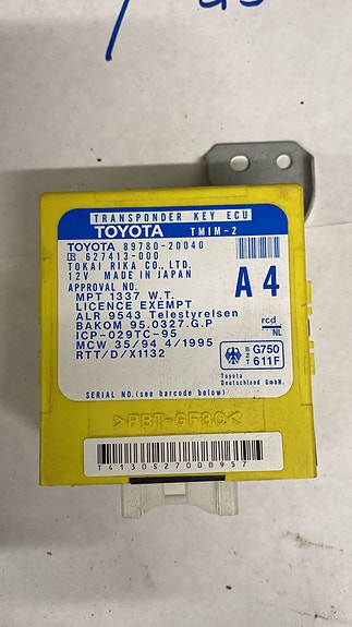 Toyota ohjausyksikkö keskuslukitus 89780-20040