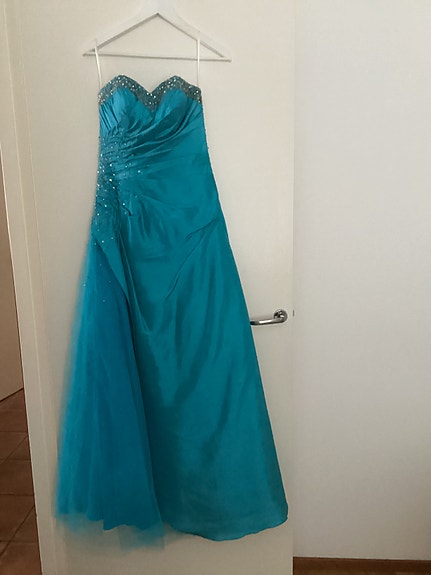 Sininen ilta- tai juhlapuku naisten koko 36. Hinta 120€ tarjoa