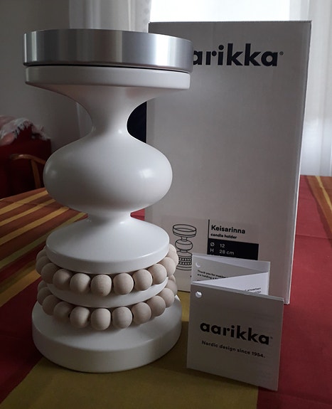 Aarikka Keisarinna 28cm kynttilänjalka.